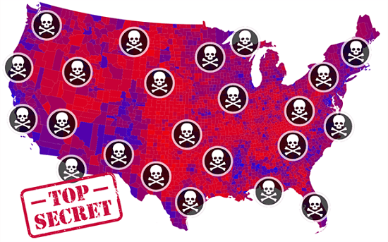 US Map: Do You Live in a Civil War Kill Zone?